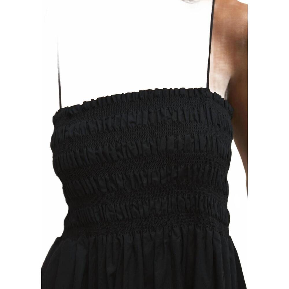 NEW Z SUPPLY cornelia poplin midi dress in black - Picture 7 of 9